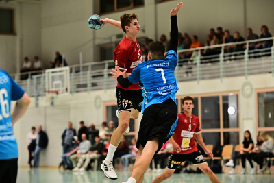 Beim Sieg gegen Handball Wohlen war Best-Player Fabio Gwerder neunmal erfolgreich. (Bild: Andy Scherrer)